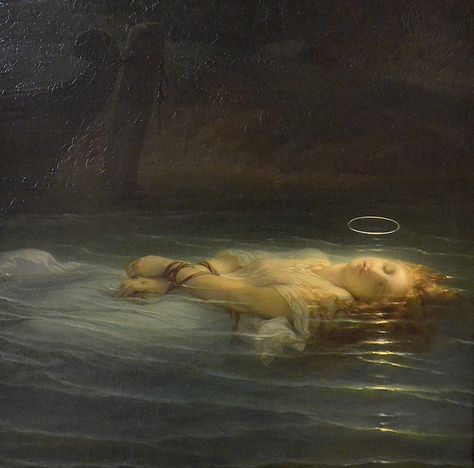 A Christian Martyr drowned in the Tiber during the Reign of Diocletian, Paul Delaroche, 1853 | by Lightbender Paul Delaroche, State Hermitage Museum, Hermitage Museum, Fairy Tale Books, Museum Of Fine Arts, French Artists, Pretty Art, St Petersburg, Time Travel