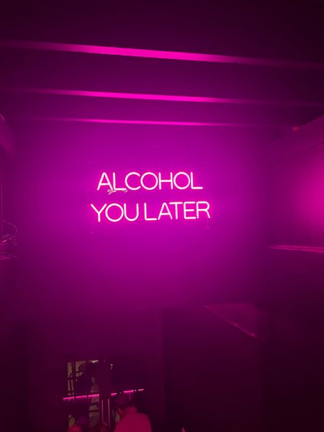 House Party Wallpaper, Alcohol Neon Sign, Alcoholic Wallpaper, Neon Aesthetic Quotes, Alcohol Wallpaper, Wallpaper Alcohol, Alcoholic Quotes, Party Hard Quote, Neon Lights Aesthetic