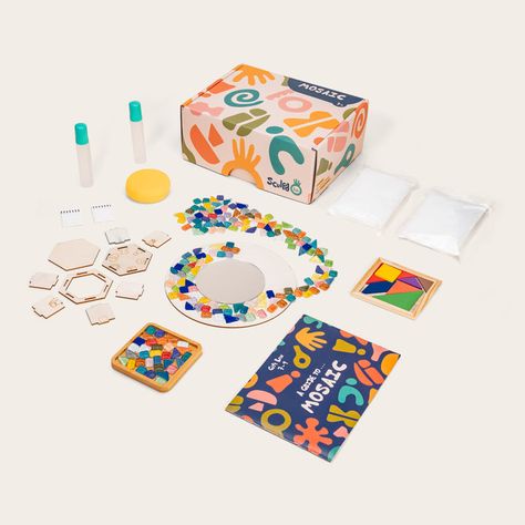 Sculpd Kids | Craft Reinvented for the next generation Pottery Kit, Tiles Game, Mosaic Kits, Mosaic Kit, Pattern Stamping, Kids Pottery, Candle Making Kit, 40th Gifts, Letter Stamps