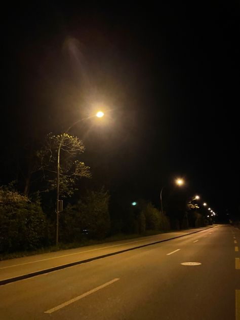 Empty night roads. Dark Road Pictures, High Way Road Night Aesthetic, Empty Road Night Aesthetic, Liminal Space Street, Dark Road At Night, Empty Road Aesthetic, Night Road Photography, Road At Night Aesthetic, Dark Roads Aesthetic