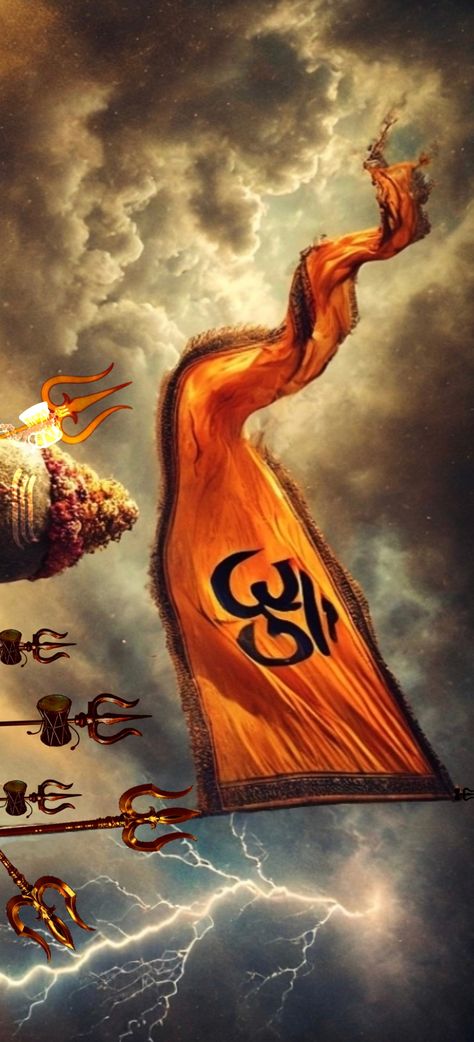 Kshatriya Aesthetic, Shree Krishna Aesthetic Wallpaper, Shiv Dp, Abhimanyu Mahabharat Painting, Hanuman Poster, Shivratri Wallpaper, Sanatan Dharam, Volcano Pictures, Om Symbol Art