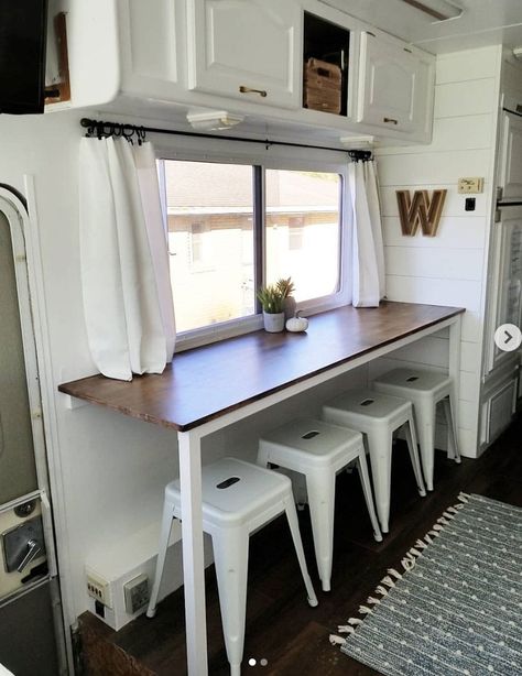 20 Inspiring RV makeovers and renovations, and a peek at our RV camper trailer before we renovate! #rvliving #rv #rvmakeover #rvrenovation #camper #trailer #campermakeover #tidbitsonwheels #modernrv #rvstyle Motorhome Remodel, Rv Interior Remodel, Camper Trailer Remodel, Vintage Camper Remodel, Camper Hacks, Caravan Renovation, Diy Camper Remodel, Retro Caravan, Rv Makeover