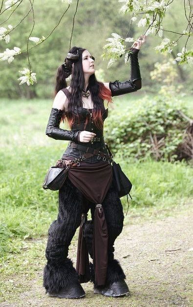 fauna Satyr Costume, Faun Costume, Elves Fantasy, Larp Costume, The Warrior, Fantasy Costumes, Costume Makeup, Medieval Fantasy, Dieselpunk