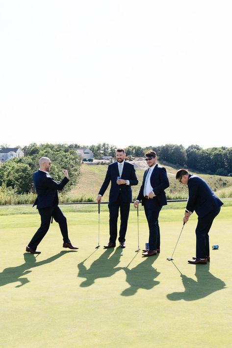 Golf Course Wedding Photos, Groomsmen Pictures, Bridal Party Photography, Wedding Shot List, Golf Wedding, Carmel Weddings, Bridal Parties Pictures, Fisher Island, Golf Course Wedding