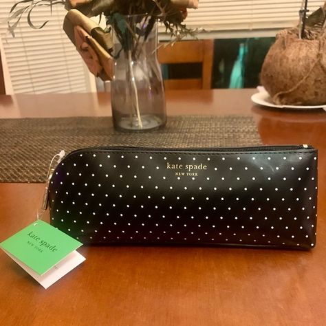 Kate Spade Makeup/Pencil Case Kate Spade Pencil Case, Makeup Pencil, Pencil Sharpener, Kate Spade Handbags, Pencil Case, Makeup Bag, Kate Spade, Pencil, Makeup