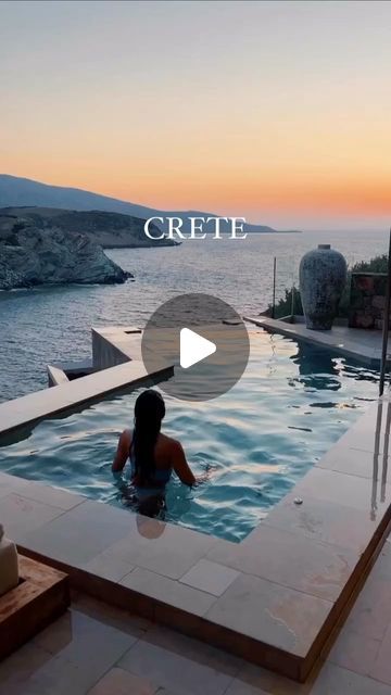 Hotel Bookings | Inspiration | Exclusive Deals on Instagram: "Experience the ultimate Greek getaway at @acrosuites via @chelseakauai !🌅🤍  💡Acro Suites is a luxurious resort located on the beautiful island of Crete in Greece. The resort offers stunning panoramic views of the Aegean Sea and is situated in the charming village of Agia Pelagia. Acro Suites features elegantly designed suites with private balconies or terraces, allowing guests to enjoy breathtaking sunsets and the tranquil surroundings. The resort offers a range of amenities including a swimming pool, spa, fitness center, and a restaurant serving delicious Greek and international cuisine.  👉Share this with your friends!🤩  🎥 @chelseakauai  📍 @acrosuites , Greece 🇬🇷   #acrosuites #crete #greece #hotels #discoverhotels" Greek Getaway, Breathtaking Sunsets, Luxurious Resort, Greece Hotels, Swimming Pool Spa, Crete Greece, Aegean Sea, Pool Spa, Beautiful Islands