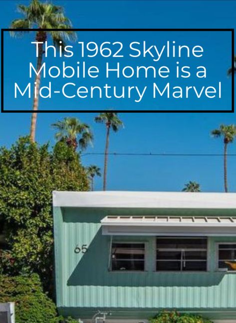 Love, Love, Love this vintage mobile home! Complete home tour! Vintage Mobile Home Remodel, Mid Century Mobile Home, Vintage Mobile Home, Mobile Home Vintage, Mobile Home Park Aesthetic, Mobile Home Colors Exterior, Moble Homes Exterior Paint, Vintage Single Wide Mobile Home, Cheap Mobile Homes