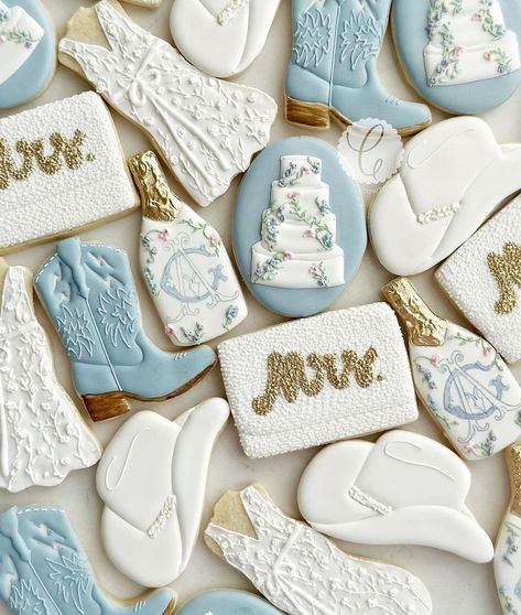 Mumu Weddings | If only a cookie a day kept the doctor away, because these bridal cookies look 10/10 🤍🤠💍 @cowtowncookieco | Instagram Last Toast On The Coast Cookies, Wedding Shower Cookies, Last Toast On The Coast, Toast On The Coast, Bridal Cookies, Mumu Wedding, Fort Worth Wedding, Cookie Ideas, If Only