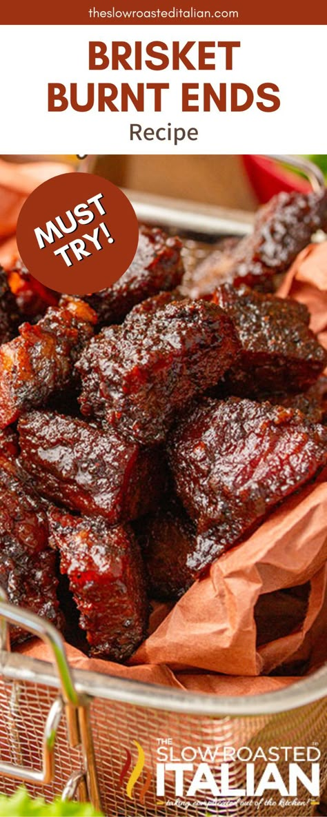 Brisket Point Recipe, Brisket Burnt Ends Recipe, Burnt Ends Recipe, Brisket Seasoning, Brisket Burnt Ends, Brisket Recipes Smoked, Beef Brisket Recipes, Beef Steak Recipes, Tangy Bbq Sauce