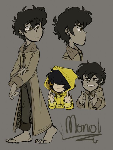 Nightmares Artwork, Runaway Kids, Random Sketches, Nightmares Art, Little Misfortune, Little Nightmares Fanart, Little Nightmares, Cartoon As Anime, Night Terror