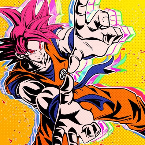 Goku Super Saiyan God, Dragon Ball Wallpaper Iphone, Super Saiyan God, Dragon Ball Painting, Dragon Ball Super Artwork, Dragon Ball Art Goku, Dragon Ball Super Art, Dragon Ball Super Goku, Dbz Art