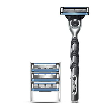 Amazon.com: Gillette Mach3 Men's Razor Handle + 4 Blade Refills : Beauty & Personal Care Basic Pencil Drawings, Pencil Easy Drawings, Gillette Mach 3, Gillette Razor, Best Shave, Mens Razors, Razor Blade, Safety Razor, A Pencil