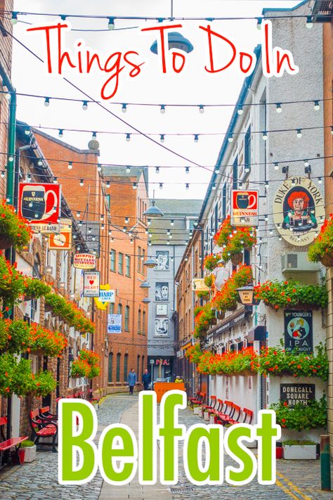 Planning a trip to Ireland? Here's why you should put Belfast on your list. Top things to do in Belfast, Ireland Things To Do In Belfast, British Isles Cruise, Northern Ireland Travel, Belfast Ireland, Trip To Ireland, Ireland Road Trip, Cruise Europe, Belfast Northern Ireland, Ireland Vacation