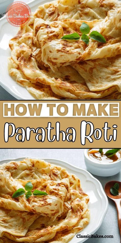 Paratha Roti Recipe, Trinidadian Recipes, Trinidad Recipes, Carribean Food, Trini Food, Roti Recipe, Paratha Recipes, Island Food, Jamaican Recipes