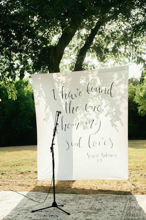 I Have Found The One My Soul Loves Sign, I Have Found The One Whom My Soul Loves, Song Of Solomon Wedding, I Found The One, Painted Banner, Wedding Plan, Finding The One, Song Of Solomon, Love Signs