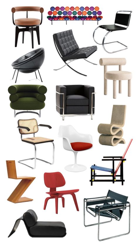 Chairs Bauhaus Chair Design, Famous Chair Design, Iconic Chairs Design, Bauhaus Chairs, Famous Chairs, Famous Furniture Designers, Space Age Furniture, Bauhaus Logo, Famous Furniture