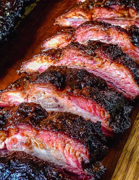 Baby Back Rib Recipe | Apple Cinnamon Brine | Grillseeker Brine Ribs, Rib Tips, Bbq Baby Back Ribs, Smoked Ribs, Back Ribs, Rub Recipes, Baby Back Ribs, Smoker Recipes, Bbq Ribs