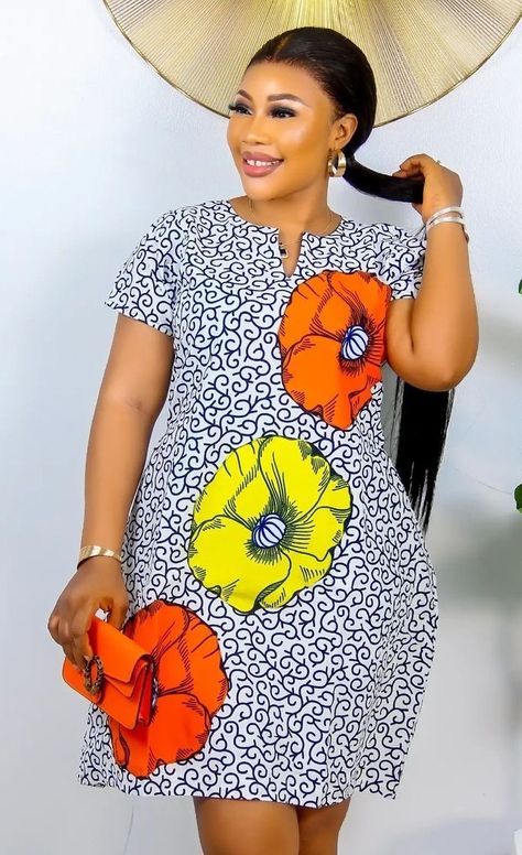 Kitenge Dress, Boubou Styles For Women, Ankara Short Gown Styles, African Wear Styles For Men, African Fabric Dress, African Print Dress Ankara, Best African Dresses, Short African Dresses, Simple Gowns