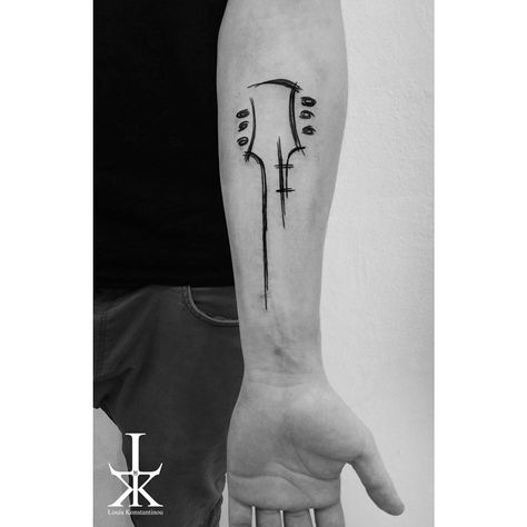 “And one for the guitarists  Done @2ndskintattoo  #blackwork #blackworkers #insta_blackwork #btattooers #btattooing #formink #blacktattoo #musictattoo…” Guitar Neck Tattoo, Guitar Music Tattoo, Guitarist Tattoo Ideas, Bass Guitar Tattoo Ideas, Guitar Tattoo For Men, Guitarist Tattoo, Music Tattoo Designs Men, Bass Guitar Tattoo, Guitar Tattoo Ideas