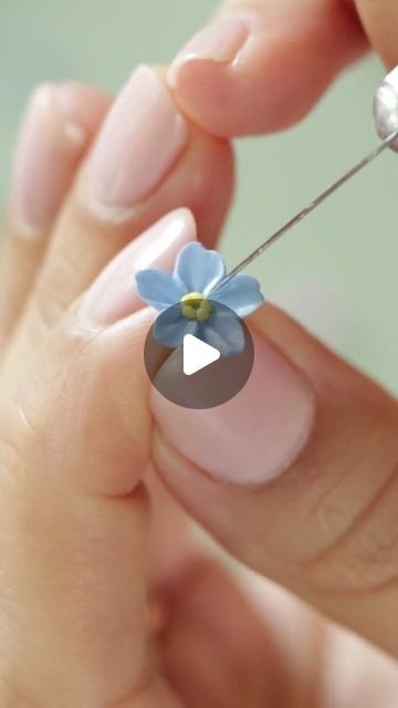 Julia Oleynik on Instagram: "💕Creating clay forget-me-nots💕 Hi everyone, I hope you had a nice weekend. Forget-me-nots are like flowers from childhood. Quivering, small and so beautiful. Did you know that forget-me-nots are not only blue? ~ P.S.Thank you for your wishes, I read each one." Blue Forget Me Not Flowers, Forget Me Nots Flowers, Polymer Earrings, Nice Weekend, Diy Crafts Paper Flowers, Flower Cookies, Forget Me Nots, Crafts Paper, Clay Design