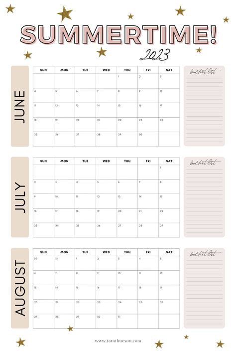 2023 Summer Calendar – Free Printable Summer Months Calendar, Summer Calendar Ideas, Printable Summer Calendar 2024, Summer Calendar 2024, Free Calendar 2024, Summer Calendar 2023, Summer Planner Printables, Printable Calendar 2023 Free, Summer Calendar Printable