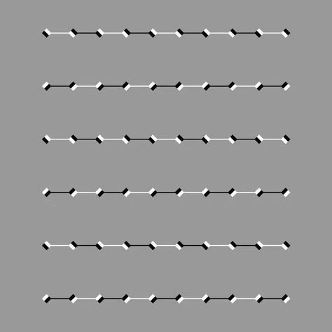 Moving Bars Illusion Optical Illusions Moving, Moving Illusions, Moving Optical Illusions, Illusions Art, Optical Illusion Drawing, Illusion Drawings, Cool Optical Illusions, Visual Illusion, Optical Illusions Art