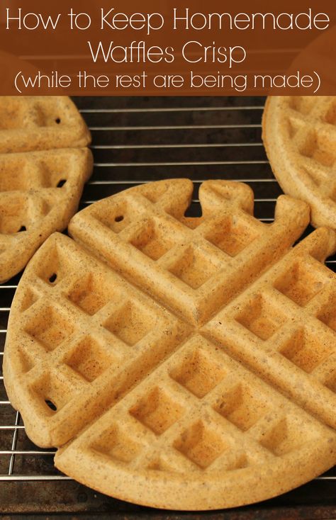 Waffle Party, Waffle Iron Recipes, How To Make Waffles, Gluten Free Waffles, Waffle Bar, Homemade Waffles, Cooling Rack, Keep Food Warm, Chicken And Waffles