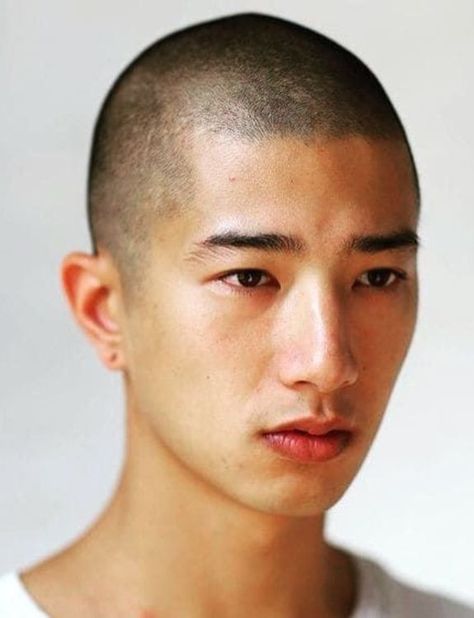 Bald Haircut, Buzz Cut For Men, Buzz Haircut, Buzz Cut Hairstyles, Asian Man Haircut, Asian Haircut, Asian Men Hairstyle, Bald Hair, Corte De Cabelo Masculino