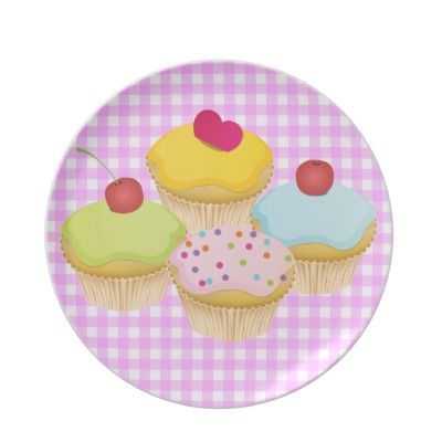 cupcake plates Cupcake Plate, Fire Art, Cupcake, Sugar Cookie, Table Settings, Cottage, Cake, Quick Saves