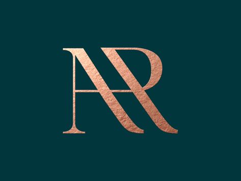 AHR Monogram by Andrijana Miladinovic on Dribbble Ap Monogram, Initials Logo Letters, Ra Logo, Ar Logo, Badass Drawings, Boutique Logo Design, Illustrator Logo, Initials Logo Design, Wedding Logo Monogram