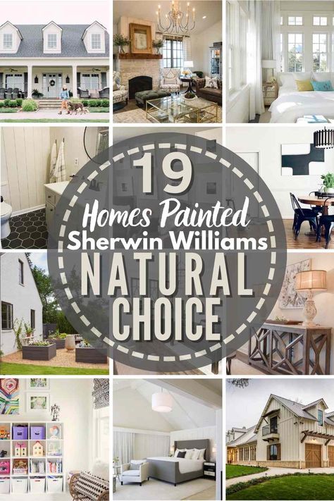 Sherwin Williams Natural Choice is a warm-leaning off-white paint color. Explore SW 7011, undertones, color pairings + see pictures in 19 REAL homes! #sherwinwilliams #sherwinwilliamsnaturalchoice #naturalchoice #naturalchoicebedroom #naturalchoicekitchen #naturalchoicecabinets #naturalchoicelivingroom #naturalchoicebathroom #naturalchoicehallway #naturalchoiceexterior #paint #paintcolor #offwhitepaint #paintstudy #paintreview Sherwin Williams Natural Choice, Natural Choice Sherwin Williams, Sherwin Williams Exterior Paint Colors, White Exterior Paint Colors, Off White Paint Colors, Off White Paint, White Paint Color, White Exterior Paint, Sherwin Williams White