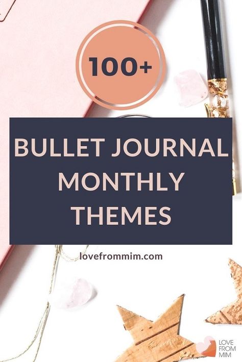 Here are 100+ Bullet Journal Monthly Themes and bullet journal ideas for each season and month of the year! Theme your bullet journal monthly spreads with these monthly bujo themes and get a free bullet journal printable #lovefrommim #paperplannerclub #bulletjournalideas #bulletjournal #bujoideas #monthlybujothemes #monthlybulletjournalthemes #plannerthemes #journalideas #plannerideas #planneraddicts #bulletjournaling Bullet Journal Yearly Spread, Monthly Bujo, Bullet Journal Yearly, Bujo Monthly Spread, Bujo Themes, Bullet Journal Monthly, Planning Hacks, Planner Themes, Bullet Journal Monthly Spread