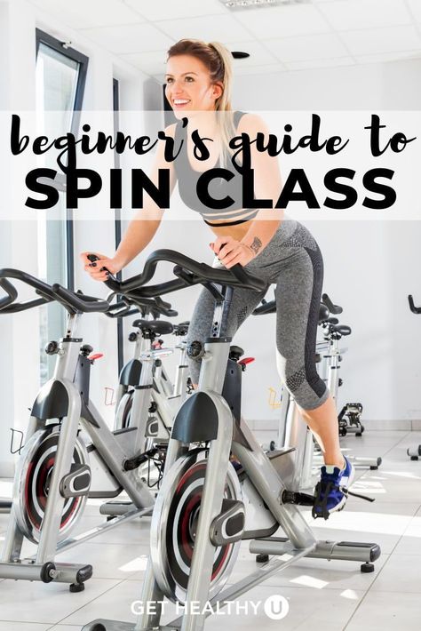 Before you head into class, take a look at our Beginner’s Guide to Spin Class for all you need to know before you hop on that bike. Cycling Workout Beginner, Spin Class Workout, Spinning Outfit, Spin Workout, Spin Instructor, Spin Bike Workouts, Spin Shoes, Spinning Workout, Swimming Tips