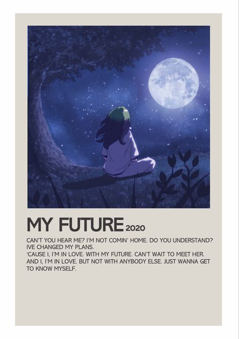 my future by billie eilish music poster , alternative minimalist polaroid music poster Future Poster, Minimalist Music, Music Poster Ideas, Vintage Music Posters, Music Collage, Polaroid Poster, Music Poster Design, Poster Room, Movie Posters Minimalist