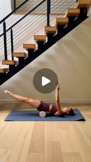 Misha on Instagram: "Here are some great moves to strengthen your core that you can do at home with just a foam roller!✨ No need to wait for your next reformer Pilates class! 😉⁣
⁣
Pilates mat, foam roller, and set from: @bettermestore 
⁣
Use my promo code MISHA20 for a 20% off discount for ALL items from BetterMe Store!⁣
🛍️⁣ @bettermestore 
⁣
#BetterMeStore #BetterMe #pilatesequipment #bettermeequipment #ad" Pilates With Foam Roller, Foam Roller Pilates, Roller Workout, Foam Roller Exercises, Pilates Equipment, Reformer Pilates, Pilates Mat, Strengthen Your Core, Mat Pilates