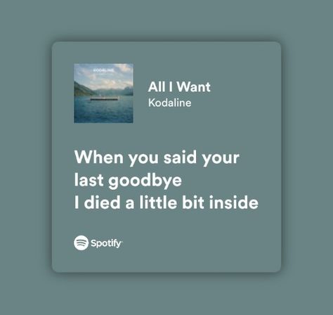 All I Want Lyrics, Spotify Playlist Lyrics, Instagram Story App, Spotify Lyrics, Soft Wallpaper, Songs Lyrics, Spotify Playlist, All I Want, Music Is Life