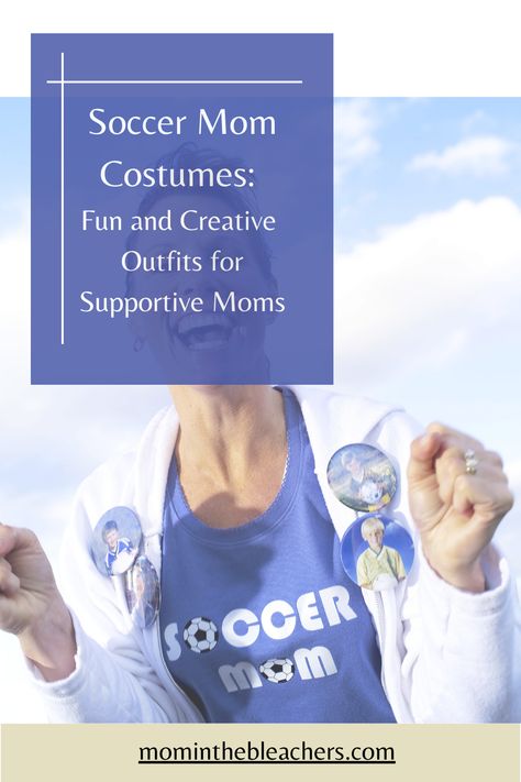 Instead of constantly fighting the soccer mom stereotypes, why not lean into the humor? Mom Costume Ideas, Bbq Dad Vs Soccer Mom Outfit Spirit Week, Soccer Mom Costume, Soccer Mom Outfit Spirit Week, Soccer Mom Outfit, Mom Costume, Facebook Mom, Mom Costumes, Creative Outfits