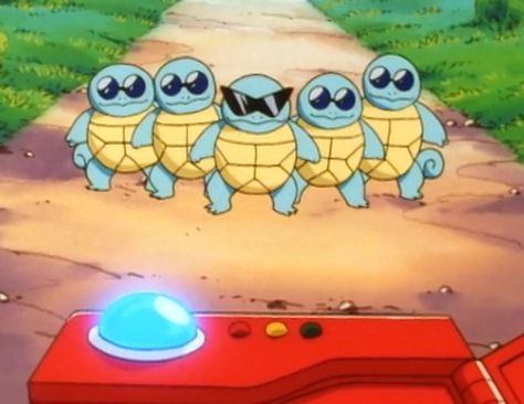 The Squirtle Squad. Pokemon Indigo League. Pokemon Indigo League, Squirtle Squad, Pokemon Show, Equivalent Exchange, 90s Cartoon Shows, 151 Pokemon, Pokemon Moon, Shiny Pokemon, Skateboard Design