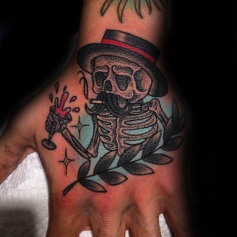 50 Wine Tattoo Designs For Men - Vino Ink Ideas Hand Holding Wine Glass Tattoo, Wine Glass Tattoo, Skeleton Hand Holding, Wine Tattoo, Holding Wine, Wine Wallpaper, Glass Tattoo, One Glass Of Wine, Drinking Design