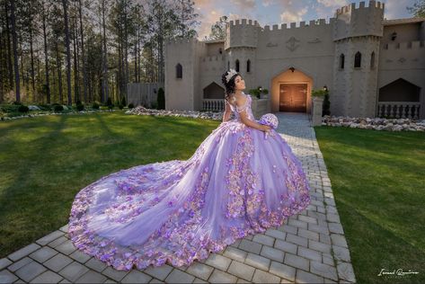 Lilac Quinceanera Dresses, Lavender Quinceanera Dresses, Quince Dresses Blue, Quince Dresses Purple, Purple Quince, Purple Quinceanera Dresses, Quinceanera Themes Dresses, Winter Bridesmaids, Beautiful Ball Gowns