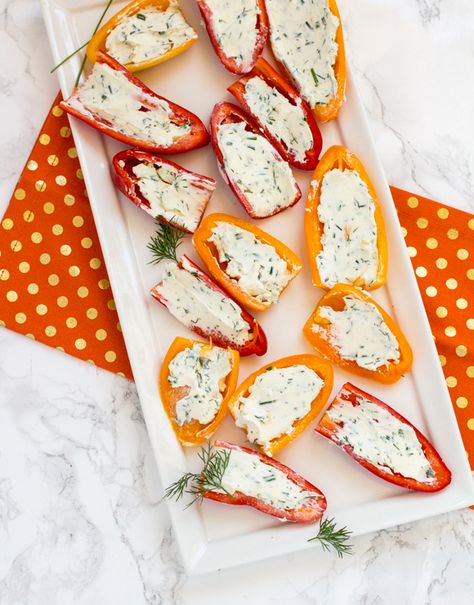 If you're looking for a simple appetizer to make this summer, try these cream cheese stuffed peppers. You'll need just a few ingredients, they require no Cream Cheese Stuffed Peppers, Cheese Stuffed Peppers, Cheese Stuffed, Bell Peppers, No Bake, Peppers, Appetizer, Cream Cheese, Herbs