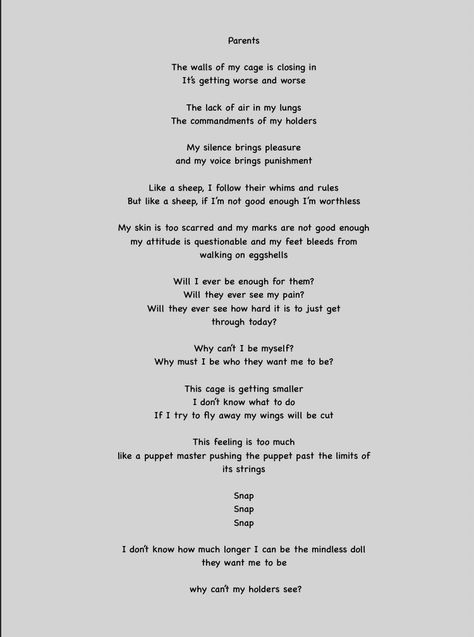 Poems About Absent Parents, Mixed Feelings About Parents, Quotes About Being A Disappointment To Your Parents, Toxic Parents Poetry, Strict Parent Quote, Non Understanding Parents Quotes, Parents Don’t Understand Quotes, Poetry About Bad Parents, My Parents Don't Understand