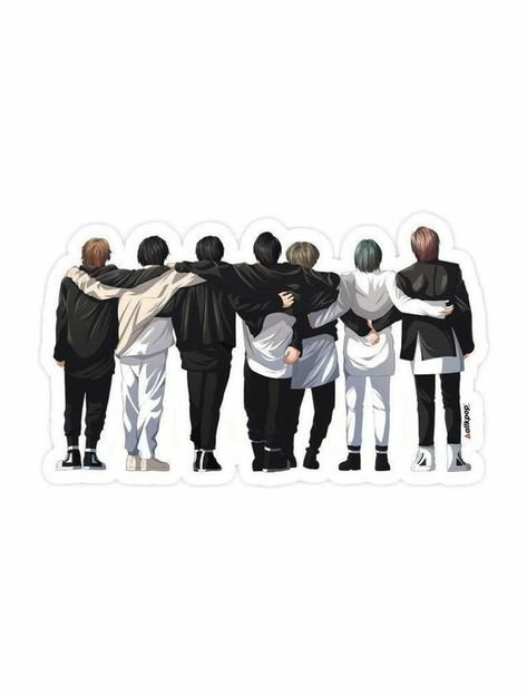 Hug Stickers, Sticker Bts, Bts Sticker, Stickers Bts, Bts Journal, Stickers Kpop, Sticker Business, Bts Stickers, Korean Stickers