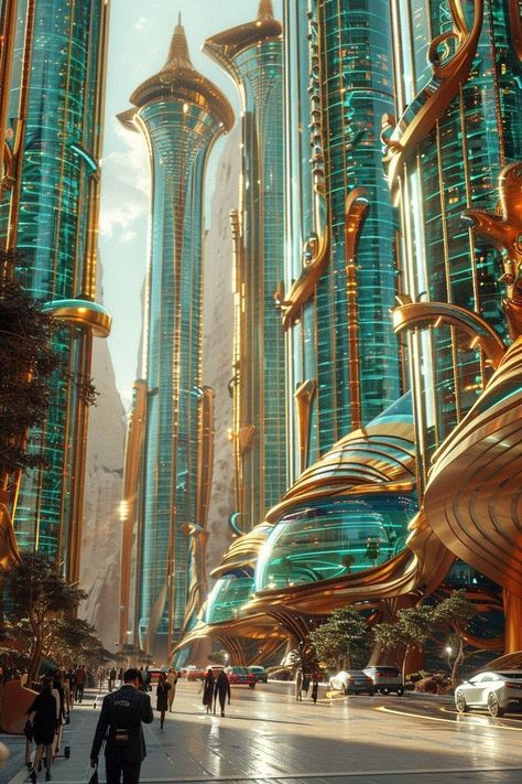 Inside Computer, Glass City, Scifi City, Future Earth, Sci Fi Architecture, Sci Fi Landscape, Futuristic Building, Alien Encounters, Future Buildings