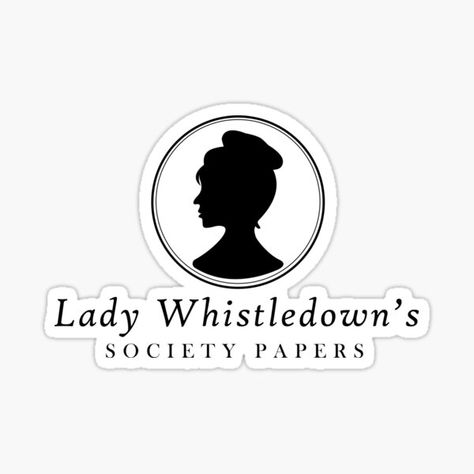 Lady Whistledown Stickers | Redbubble Lady Whistledown Aesthetic, Netflix Quotes, Tv Series Quotes, Royal Marriage, Lady Whistledown, Kindle Stickers, Regé-jean Page, Phoebe Dynevor, Netflix Show