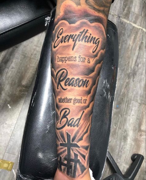 First Tattoo Ideas For Men Small Forearm, All Arm Tattoo, Best Sleeve Tattoos Men Black, 1 Of 1 Tattoo Men, Respect The Past Create The Future Tattoo, Tatoo Ideas For Men, Asthetic Tattoos Ideas Men, Everything Happens For A Reason Tattoo Ideas, Rare Tattoos Men Sleeve