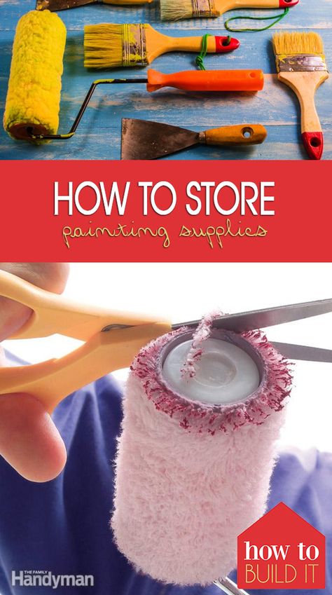 How to Store Painting Supplies | How To Build It How To Store Paint Supplies, Paint Storage Diy, Art Supplies Organization, Dream Art Room, Store Painting, Diy Art Supplies, Supply Organization, Art Supplies Storage, Makeup Organization Diy