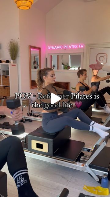 Power Pilates UK on Instagram: "Reformer Pilates is ✨the good life✨ and we fully stand by that 😉 happy Friday team, let’s have a strong one 💪🏼 
•
•
•
•
•
#pilates #reformerpilates #reformerstudio #reformerworkout #reformerflow #powerpilates #dynamicreformer" Pilates Before And After Pictures 30 Day, Pilates Reformer Workout Routine, Steps Exercises Workouts, Pilates Before And After, Reformer Pilates Aesthetic, Homemade Pilates Reformer, Pilates Reformer Stretching, Aero Pilates Reformer Exercises, Aeropilates Reformer