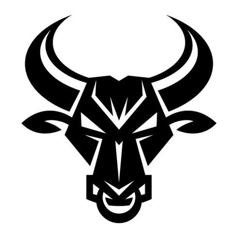 Angry Bull Head illustration Bull Face Tattoo, Bull Face, Angry Bull, Mustang Logo, Bull Painting, Tractor Idea, Bull Tattoos, Bull Logo, Bull Head