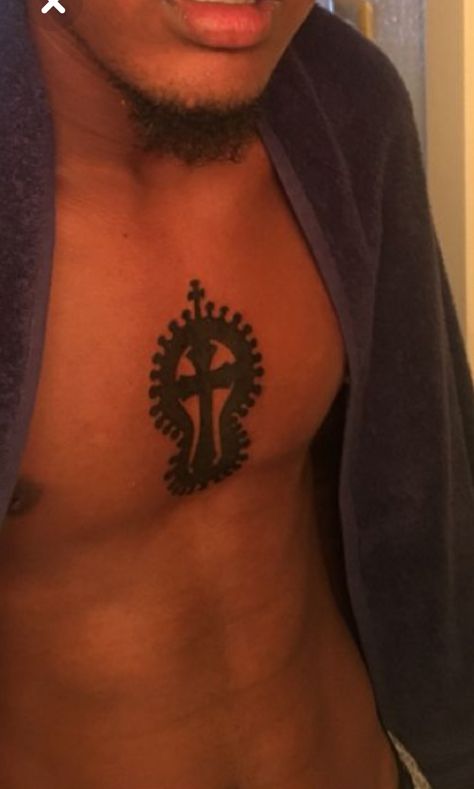 Fresh Cross HabeshaN tattoo #Eritrean & #Ethiopian Eritrean Tattoo, Ethiopian Tattoo Ideas, Ethiopian Cross Tattoo, Ethiopia Tattoo, Ethiopian Tattoos, Orthodox Cross Tattoo, Ethiopian Tattoo, Ethiopian Orthodox Cross, Back Cross Tattoos